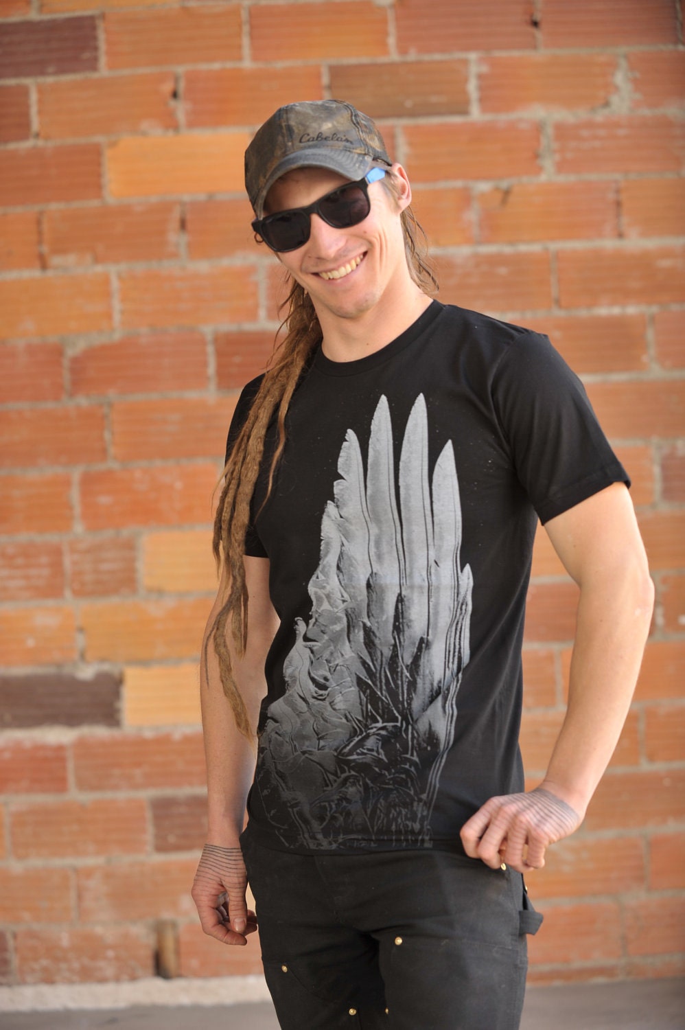 Icarus Wing Tee Hand Screen Printed Tshirt
