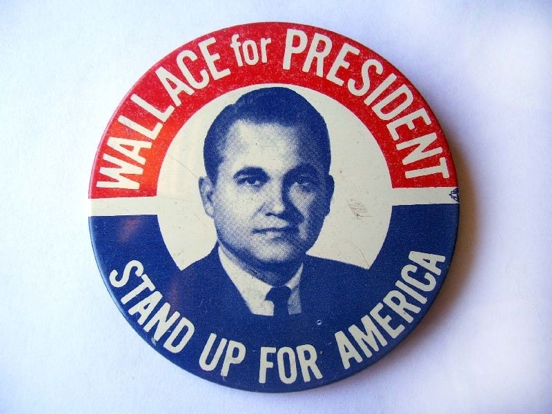 Wallace for President Campaign Pinback Button by BargainCollector