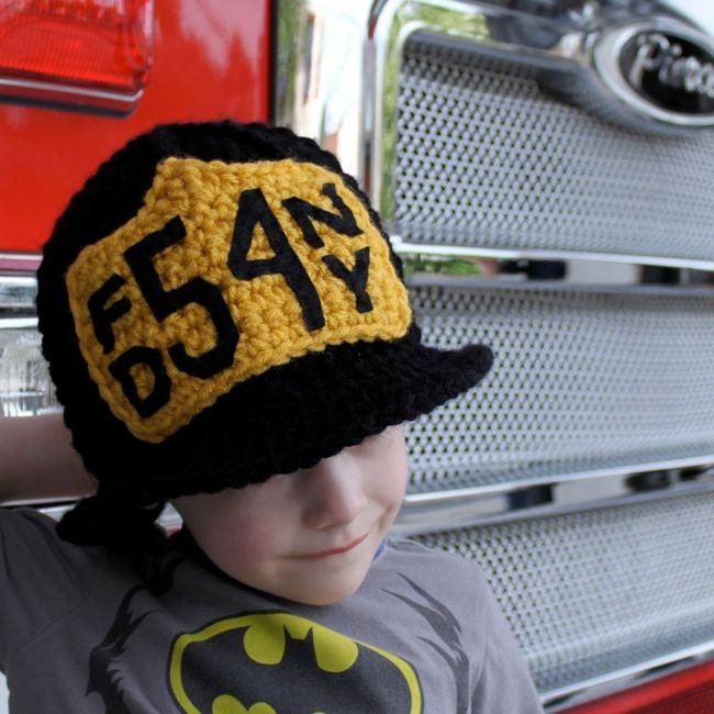 Firefighter Helmet - Crochet Pattern - Permission to sell finished items