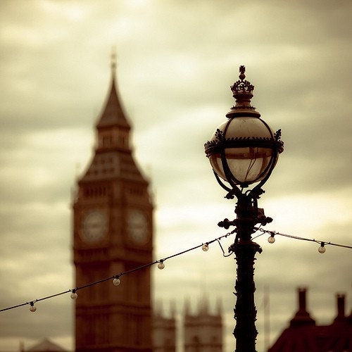 London photo - Sepia London photography - Big Ben photograph - Stands the clock - under 50 - London print - 12x12- London Olympics
