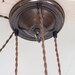 3 Light Caged Vintage Handle Trouble Light Chandelier