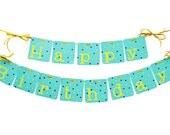 birthday- teal & yellow