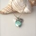 COASTAL CHARM NECKLACE, Blue Pearl Sand Dollar Beach Necklace by Cheydrea