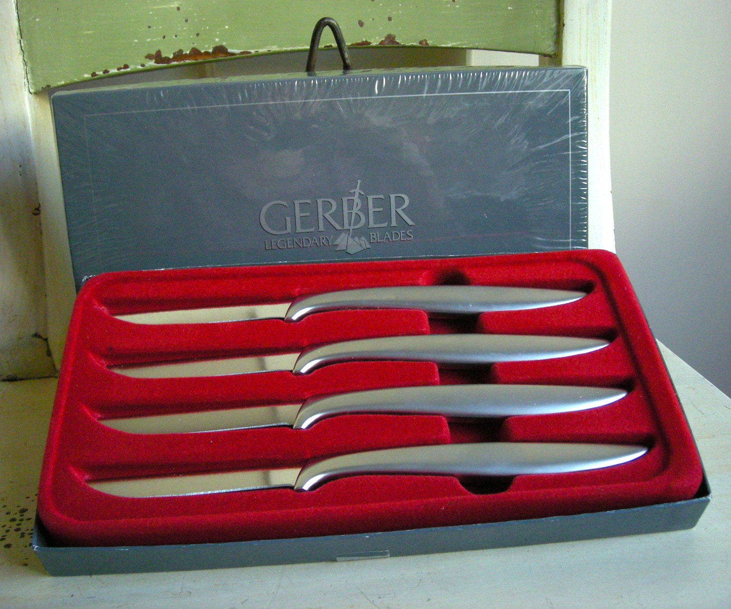 Vintage Gerber Legendary Steak Knives Set of 4 by HoneyYourHome