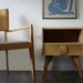 Mid Century Heywood Nightstand KOHINOOR M148 1950s Atomic Vintage Design