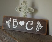 Wedding Sign Props. Initials Sign Photo Prop Wedding Signs Table Sign Wooden Table Sign Wood Wedding Signs Wedding Decorations