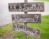 Rustic Wedding Signs For the Perfect Country Wedding.  Reception Signs.  Hand Painted Wooden Signs Eco Friendly Wedding Decorations