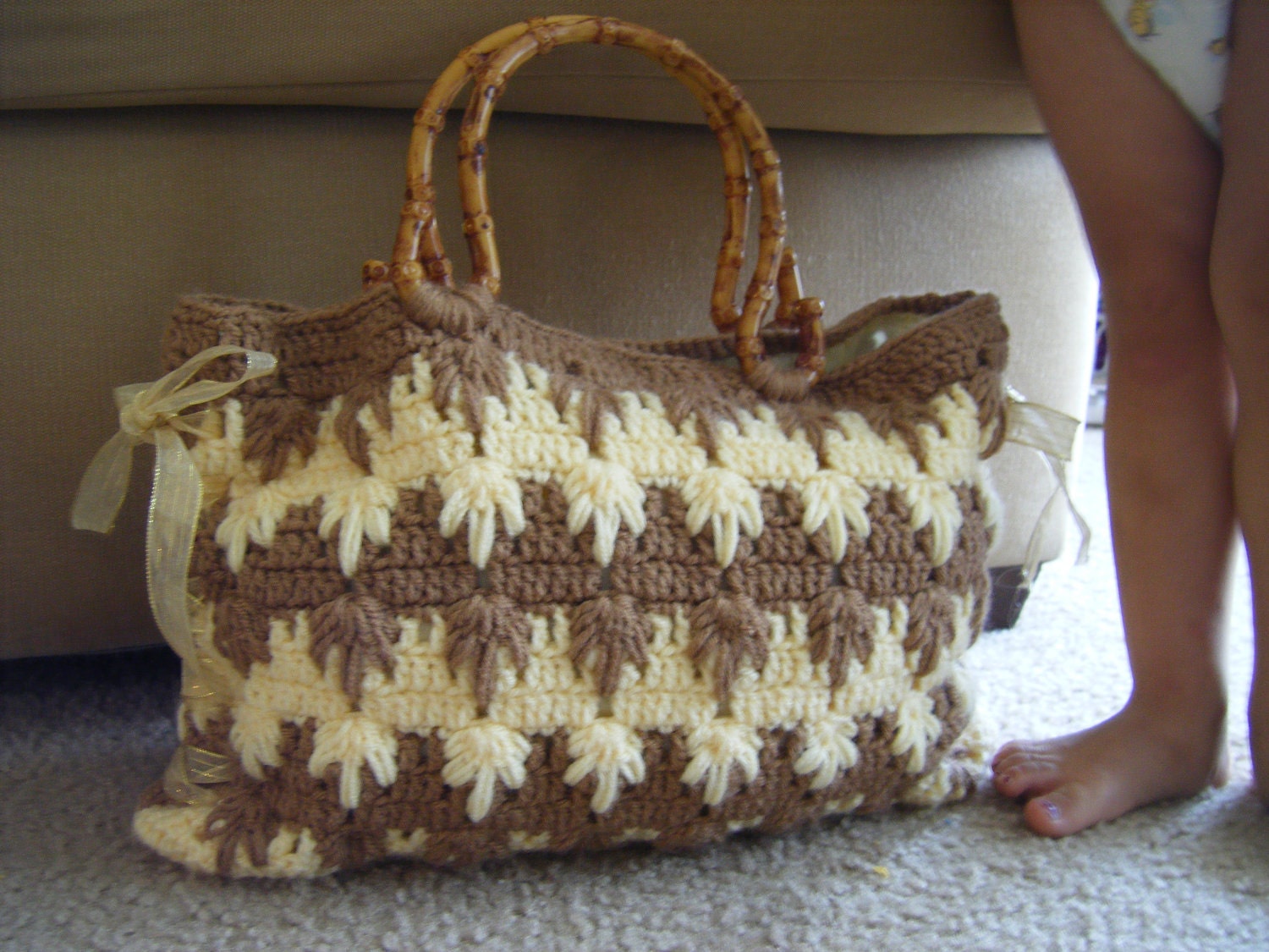 INSTANT DOWNLOAD Raquel Crochet Tote Bag - Patten