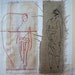Side by side - mixed-media embroidery collage