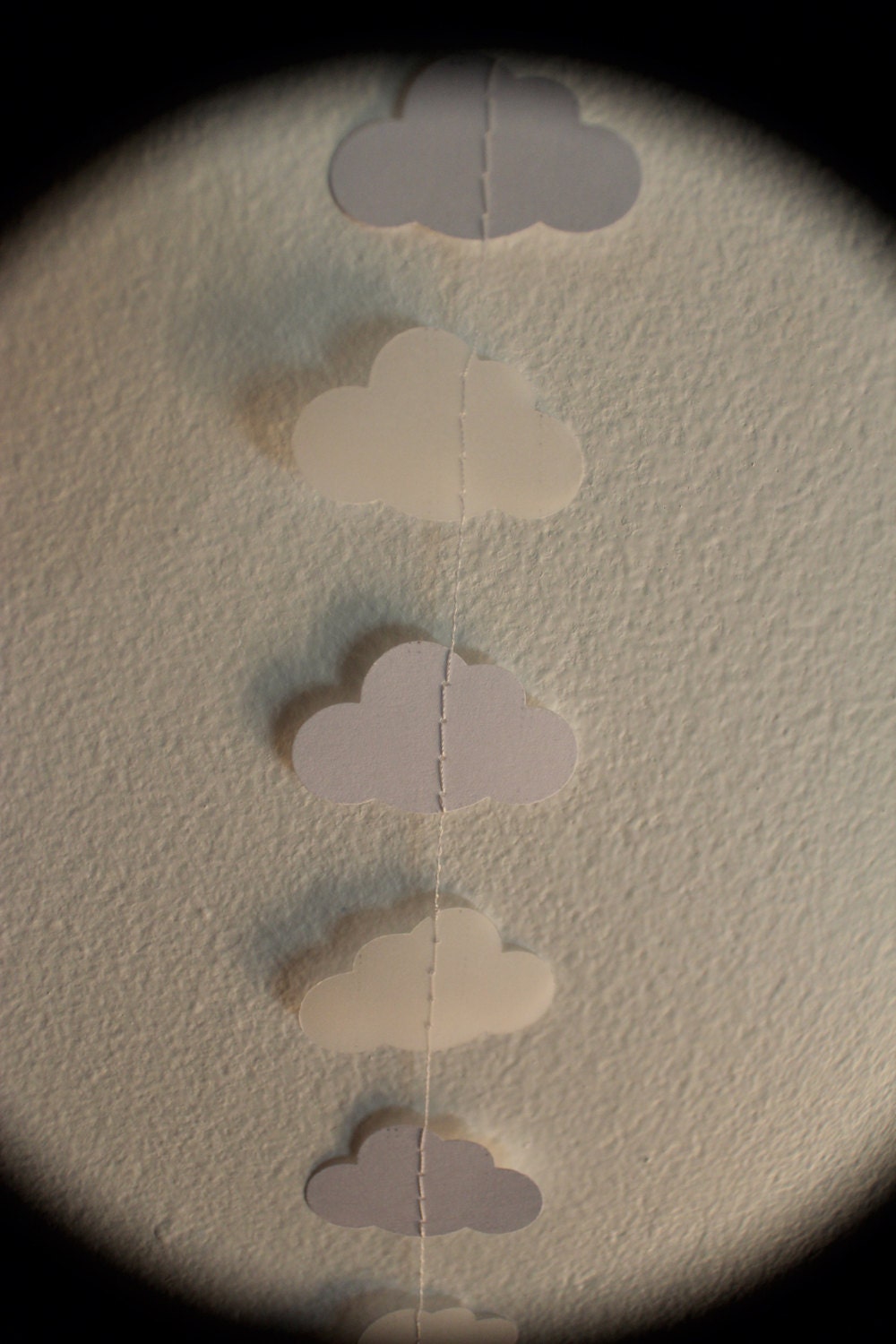 Cloud 9 - Paper Garland - White & Translucent