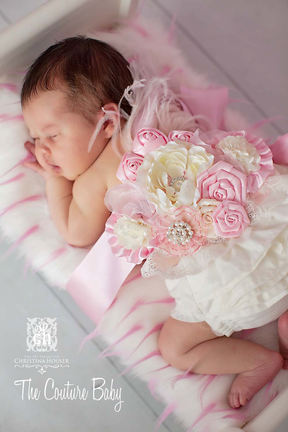 Maternity Pregnancy Photo Prop  Couture Baby Sash for Belly Mom to Be Princess Girl First newborn photos