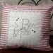 Embroidered Bee Mine Valentine decorator throw pillow