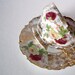 vintage bond china tea cup japan floral gold