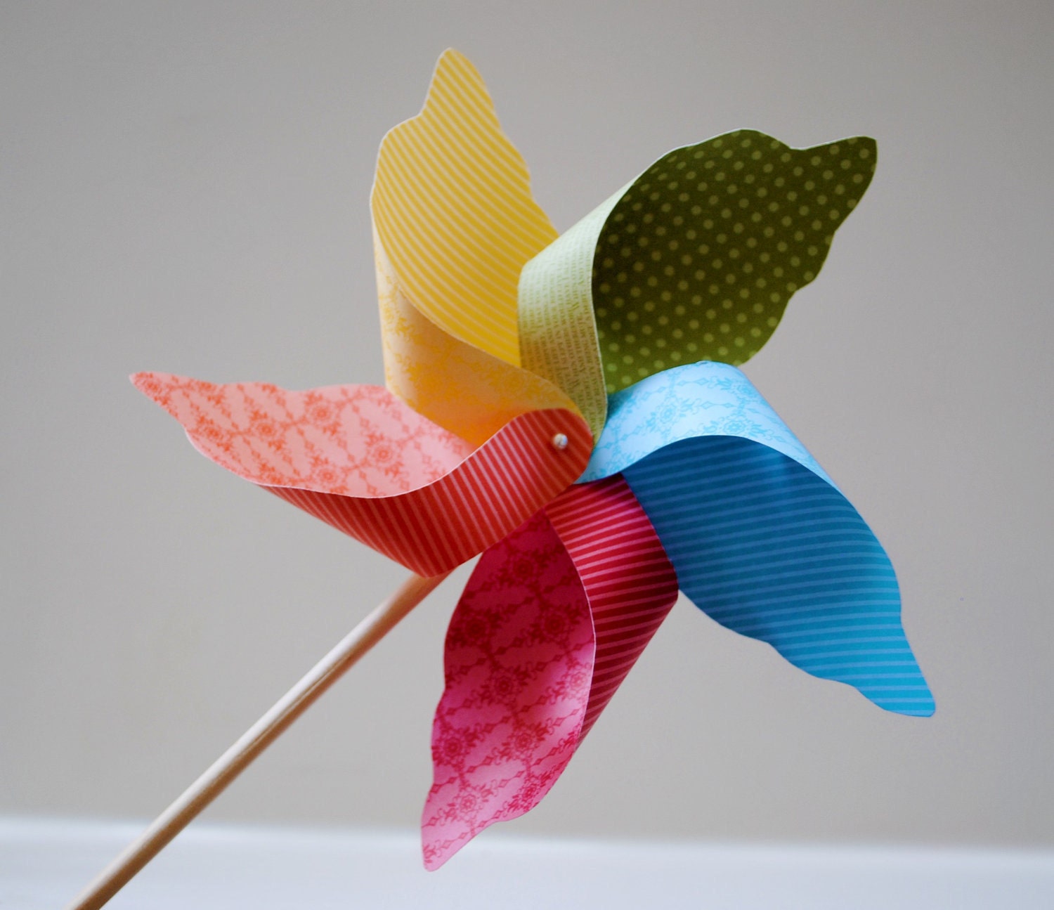 Rainbow pinwheel you pick the colors
