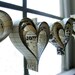 Valentines day Garland paper hearts banner