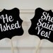 Engagement Props sign