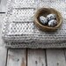 Hand knit chunky cowl / winter wheat light warm gray / country rustic / urban chic / extra chunky neck warmer / Maybe the White Dog