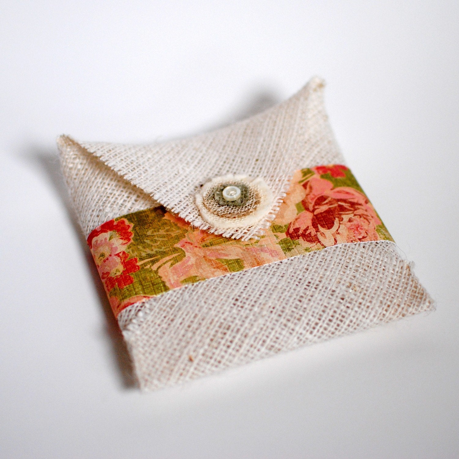 Wedding Favor, Photography Supply  Burlap CD Pouches (Set of 10) You choose band color