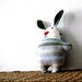 Rag doll rabbit bunny PDF sewing pattern tutorial Easter soft softie plush plushie