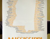 Mississippi State Typographical Poster