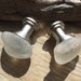 CLASSIC WHITE Beach Glass Cabinet KNOBS Sea Glass Cabinet Knobs Drawer Pulls