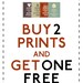 Keep Calm and Grow A Beard (Facial Hair) 8 x 10 Print Buy 2 Get 1 FREE