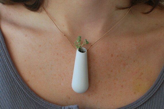 A Wearable Planter, No. 2, Handpainted