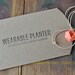 Miniature Icosahedron in Coral: A Wearable Planter