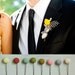 Horton Mens Wedding Boutonniere 5pack - Any Color