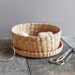 Vintage Reed Basket with Lid