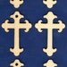 Laser Cut Crosses (Set of 6) (Choose from 3 sizes - See Below - Same Low Price)