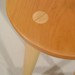 Minimalist stool made from locally harvested wild black cherry.