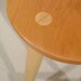 Minimalist stool made from locally harvested wild black cherry.