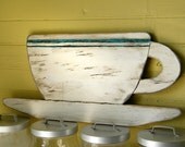 Diner Cup Sign Wood Kitchen Sign Distressed Retro Decor Wood Coffee Cup Sign