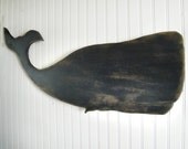 Black Whale Sign Moby Dick Supersized Whale Sign Whale Wood Art Sign Nautical Decor