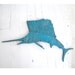 Sailfish Beach Decor Wood Sign Sail Fish Ocean Wood Sign Deep Sea Fishing Soild Color