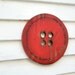 Button Wooden Sign Red Oversized Wooden Sign