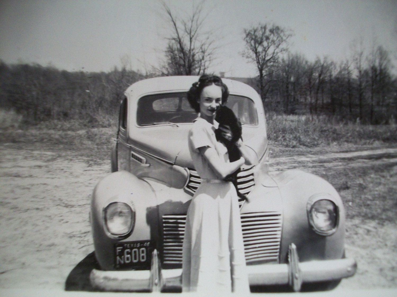 collection of late 1950s black & white photograph of family leisure - paper emphemera