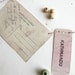 Vintage ephemera inspired paper garland, travel tickets and memorabilia - Sweet Stay At Home