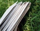 Journal Recycled Handmade White Flax