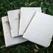 Journal Sketchbook Notebook Recycled Handmade Beige Flax