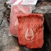 Bear Sachet Woodblock Printed, Filled with Organic Herbs for  Healing and Protection