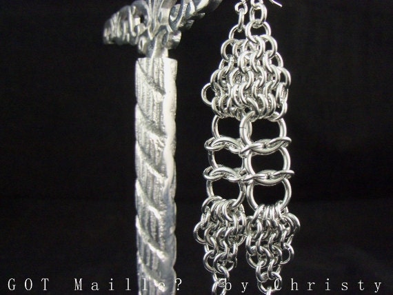 Earrings - Chainmaille - Renaissance Inspired