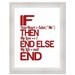 Love Nerd Art - If Your Heart Is Set On Me - Red 8 X 10 Geeky Print-Wall Decor- Geekery