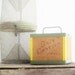 Vintage Fishing Bait Box Canteen Farmhouse Rustic Cabin Primitive Decor Cork