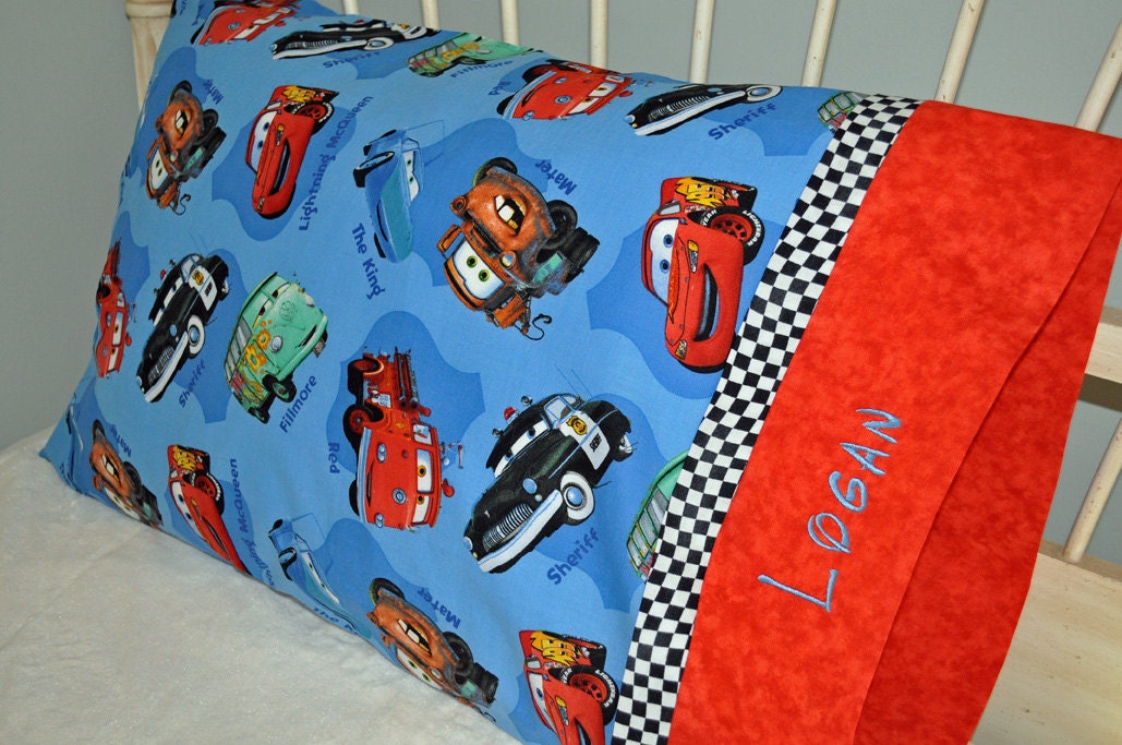 disney cars pillowcase