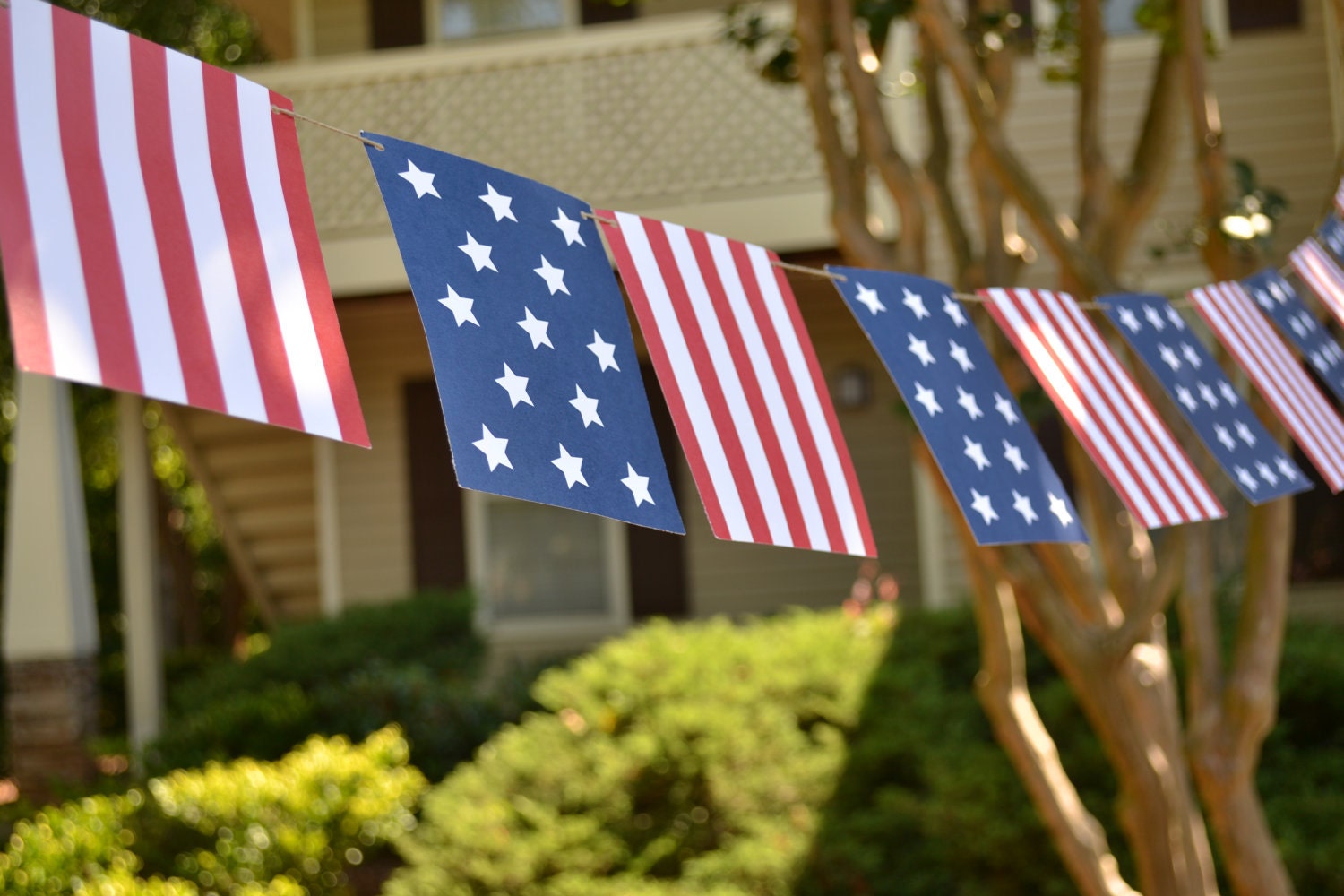 American Flag Banner Bunting