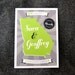 State Silhouette and Photo Save the Dates - 50 5" x 7" - Sparkly Cardstock - Green & Gray - Black and White Photo