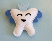 Blue Felt Tooth Fairy Pillow (Customize Your Color)