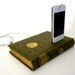 Antique Alexander Pope Poetry Book Charging Dock for iPhone and iPod